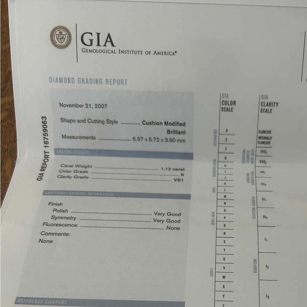 1.12ct GIA VS1 Natural Diamond 18k - Picture 4 of 13